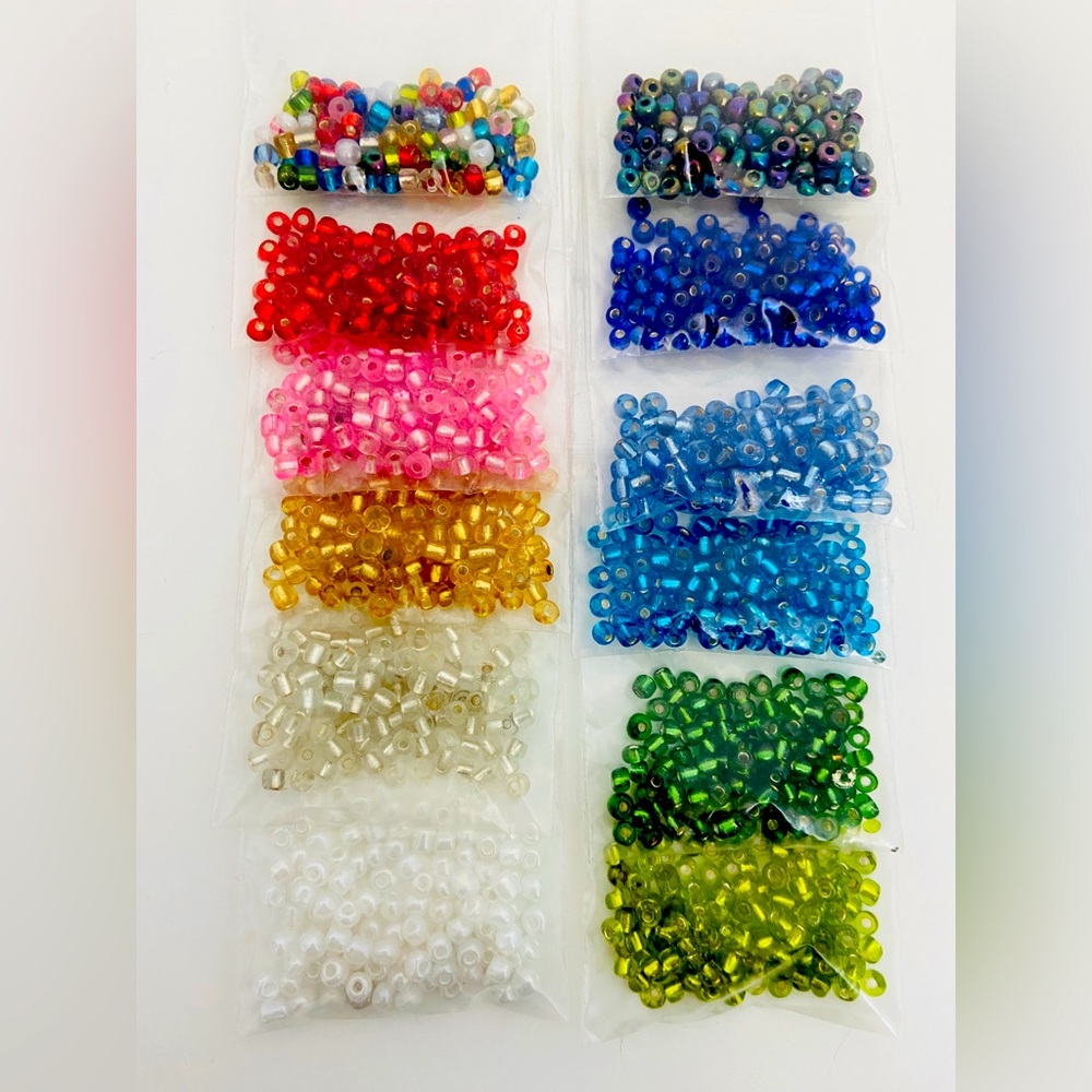 12 Colourful Bead Sets For Jewelry Projects Brand New